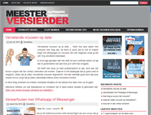 Tablet Screenshot of meesterversierder.nl